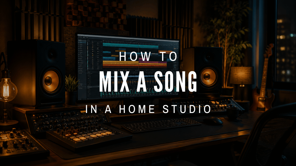How to Mix a Song in a Home Studio